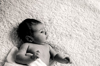 Baby photoshoot loughborough Black and white-6