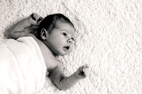 Baby photoshoot loughborough Black and white-7