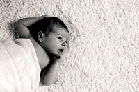 Baby photoshoot loughborough Black and white-9