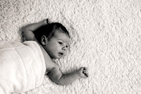 Baby photoshoot loughborough Black and white-10