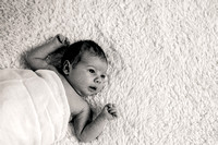Baby photoshoot loughborough Black and white-11