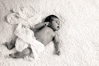 Baby photoshoot loughborough Black and white-13